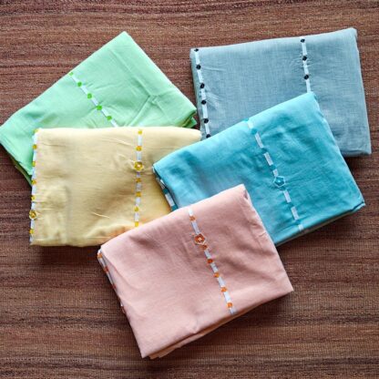 Calyz Layered Peach Summer Throw - Image 3